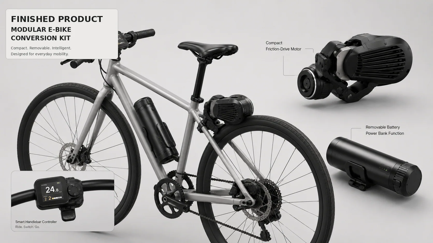 Modular E-Bike Conversion Kit