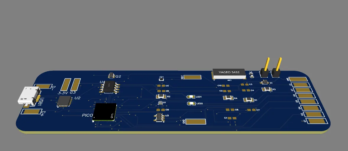 Flexible Control PCB for Wearables