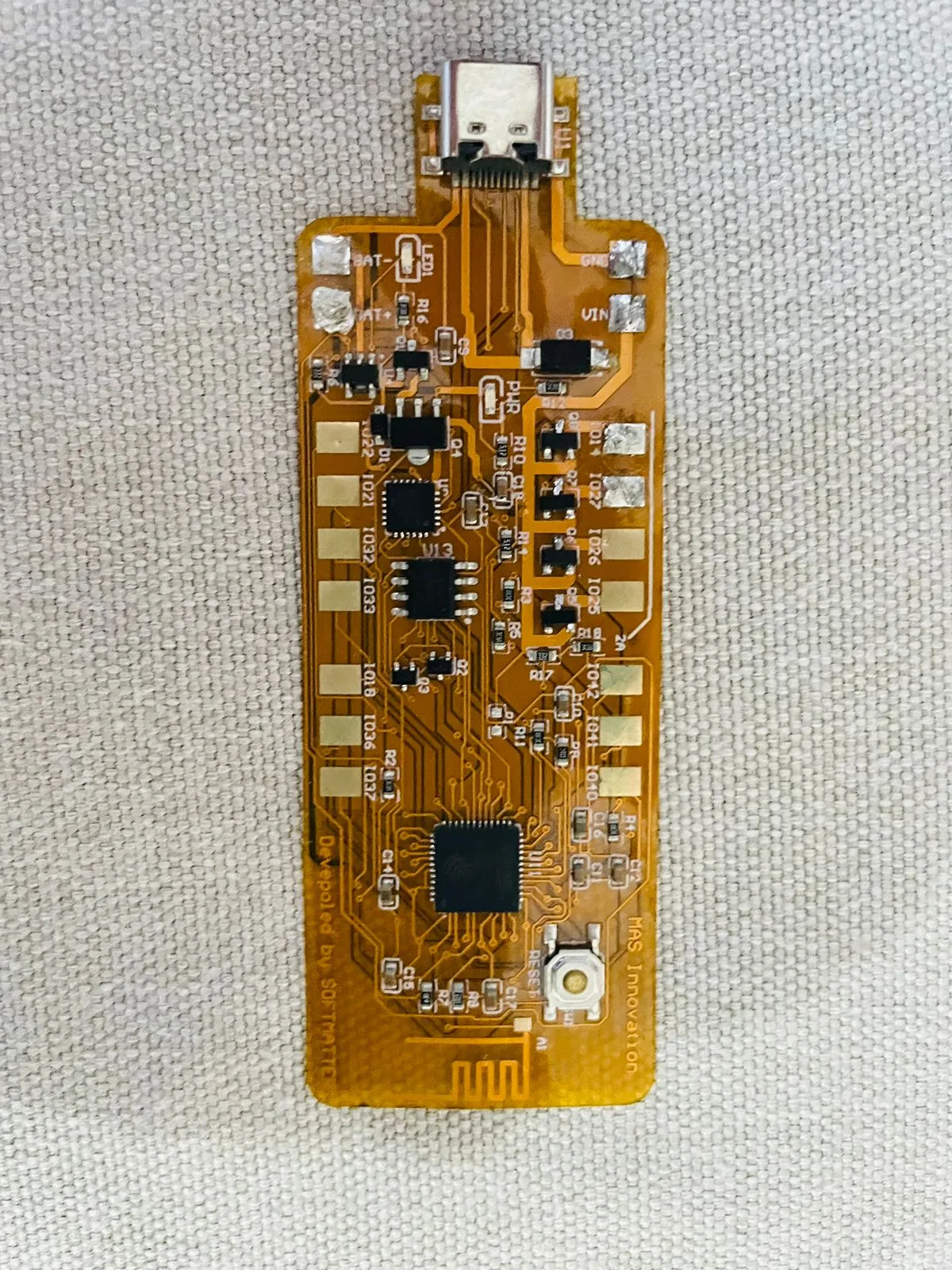 Flexible Control PCB for Wearables
