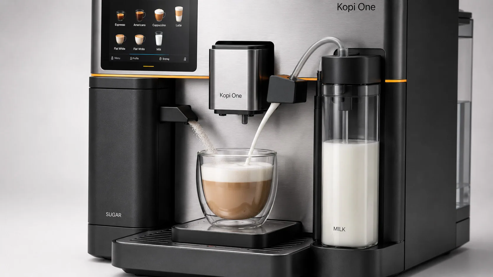 Context imagery for Kopi One product positioning.